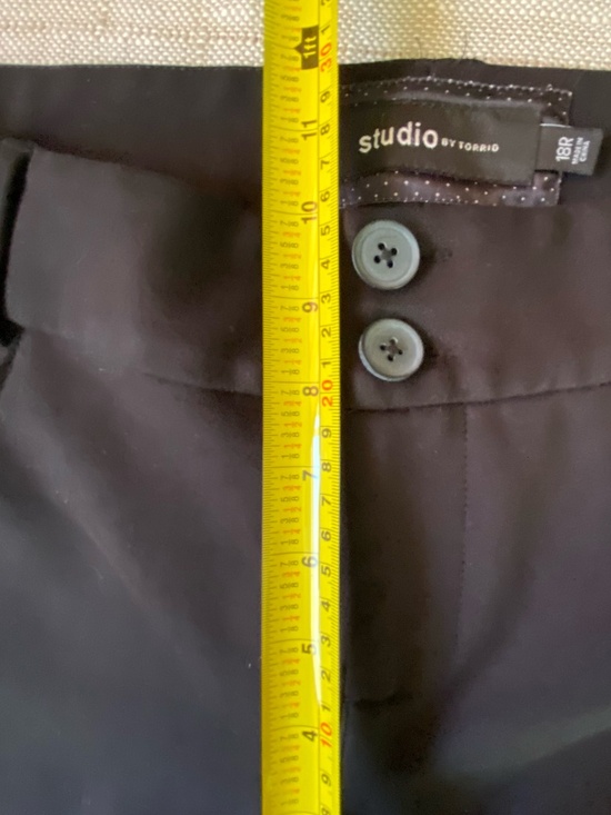 Torrid Studio Black Luxe Trouser Bootcut Ponte Knit Stretch Pant - Sz-18R - Picture 13 of 16